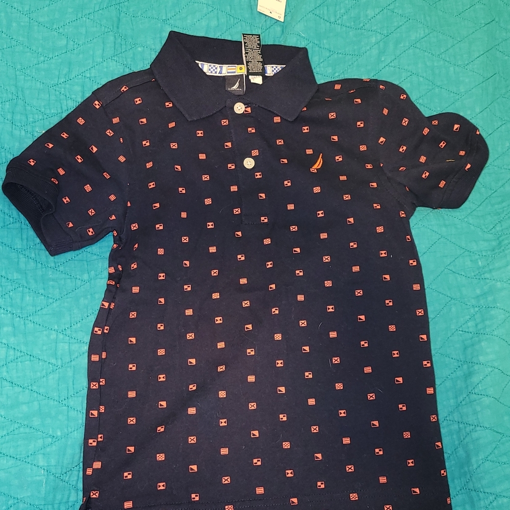 Boy Nautica shirt NWT